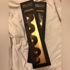BELLAMI Dark Brown S Wave Keratin Tip Extensions
